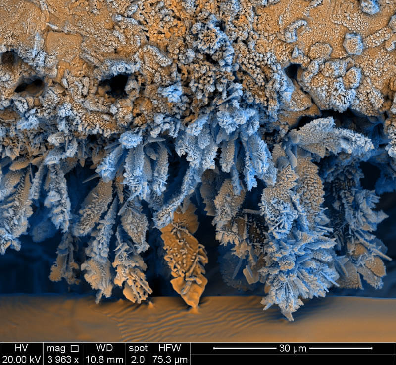 iron oxide electron microscope Angel Water