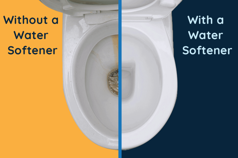 How Water Softeners Stop Brown Toilet Bowl Stains for Good