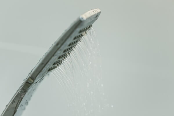 A showerhead with low water pressure