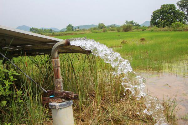 A new well releases clean water