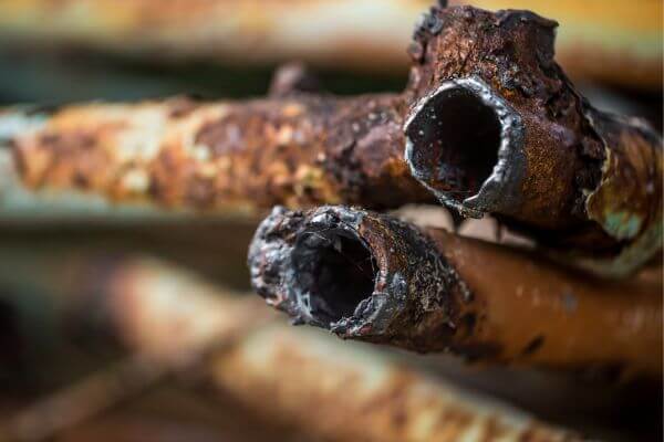 Pipe corrosion causing heavy metal toxicity 