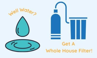 Whole house filter for well water